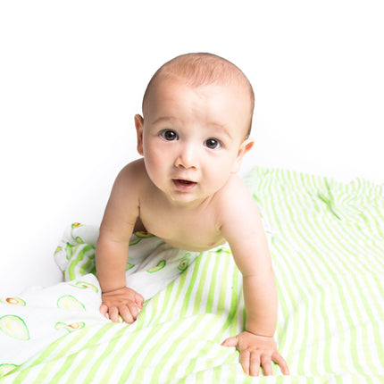 ORGANIC SNUG BLANKET - AVOCADO