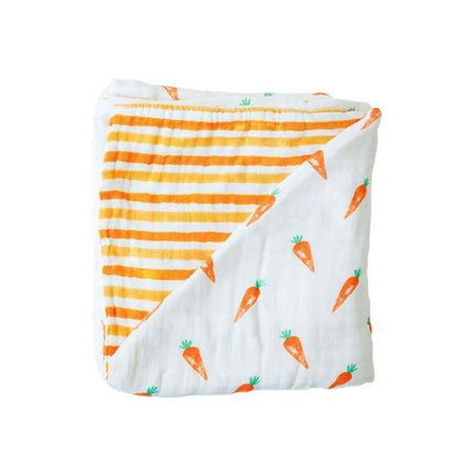 ORGANIC SNUG BLANKET - CARROTS