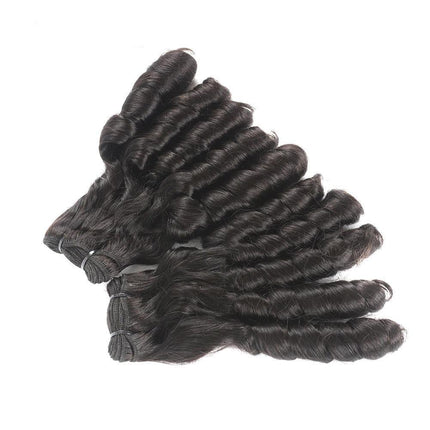 Beumax Double Drawn 12A Grade Spring Curl BUNDLES with CLOSURES &