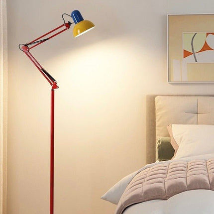 Memphis Retro Tall Metal Floor Lamp - Full Spectrum Eye Protection LED