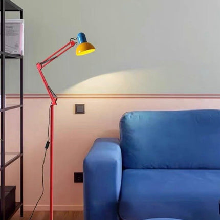 Memphis Retro Tall Metal Floor Lamp - Full Spectrum Eye Protection LED