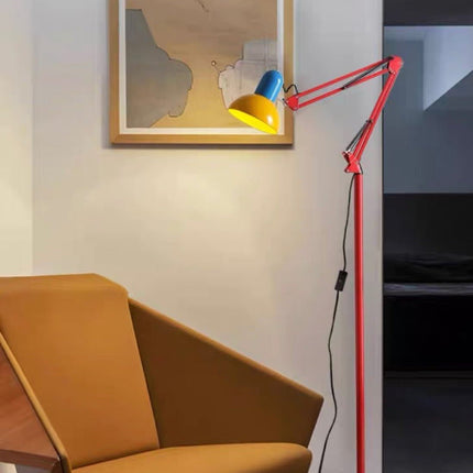 Memphis Retro Tall Metal Floor Lamp - Full Spectrum Eye Protection LED