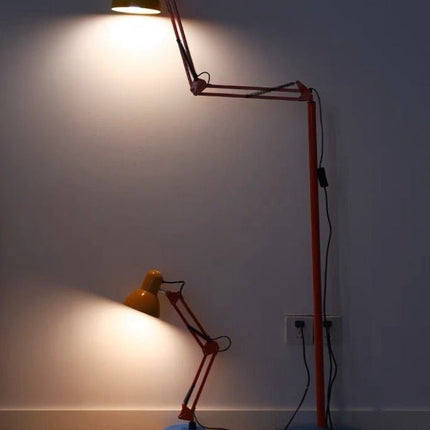 Memphis Retro Tall Metal Floor Lamp - Full Spectrum Eye Protection LED