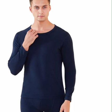 Men's 2-Piece Cotton Thermal Set with Shirt & Pants