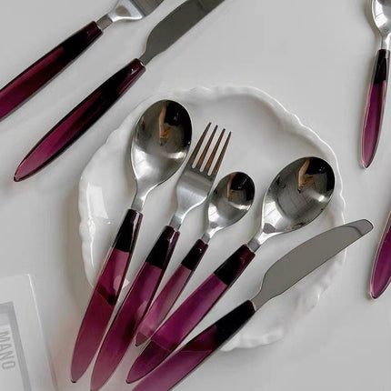 Meteor Flatware Set of 16 Pcs ( $3.5 Each ) - Sleek Modern Cutlery