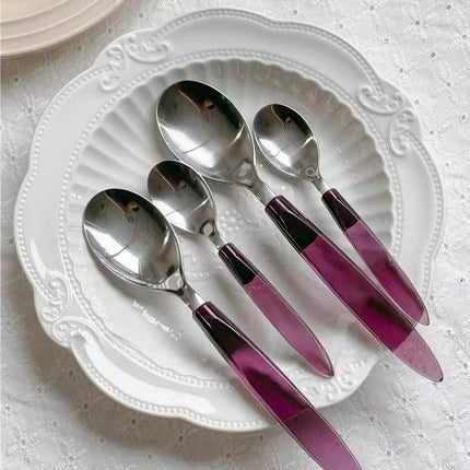Meteor Flatware Set of 16 Pcs ( $3.5 Each ) - Sleek Modern Cutlery