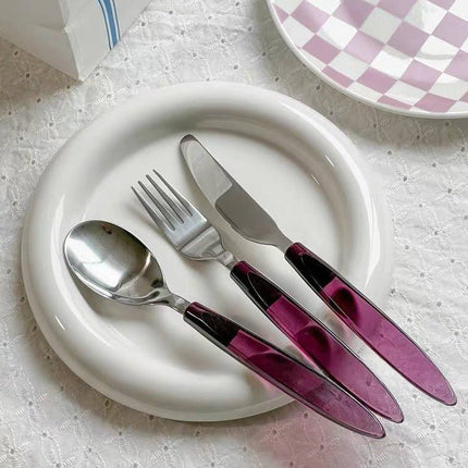 Meteor Flatware Set of 16 Pcs ( $3.5 Each ) - Sleek Modern Cutlery