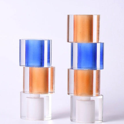Modern Crystal Nugget Vase, Contemporary Table Setting Centrepieces