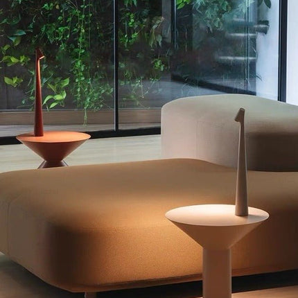 Nordic Portable Table Beside Lamp, Modern Dimmable LED Nursery Light