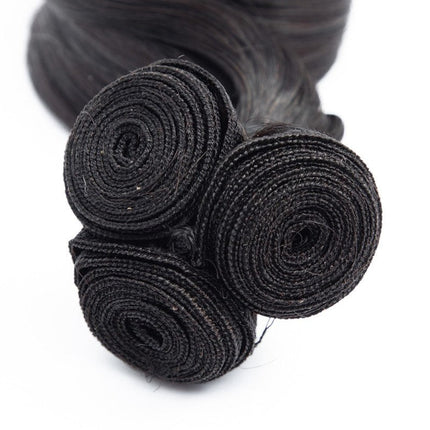 10A Grade Brazilian 3/4 Spiral Curl Human Hair bundles with 4x4 Closur