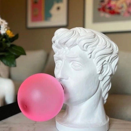 Naughty David Popping Gum Modern Designer Table Lamp - Cute Funny