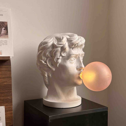 Naughty David Popping Gum Modern Designer Table Lamp - Cute Funny