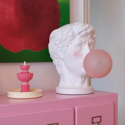 Naughty David Popping Gum Modern Designer Table Lamp - Cute Funny