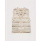 M（8-10） / Apricot stripes-vest