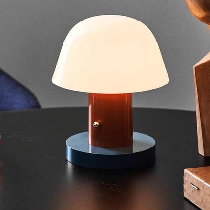 Nordic Cute Mushroom Setago Table Lamp - Dimmable Portable Quirky