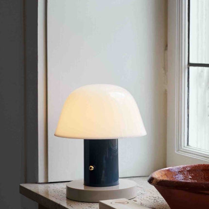 Nordic Cute Mushroom Setago Table Lamp - Dimmable Portable Quirky