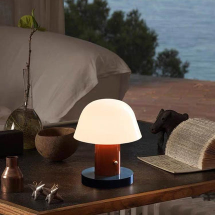 Nordic Cute Mushroom Setago Table Lamp - Dimmable Portable Quirky