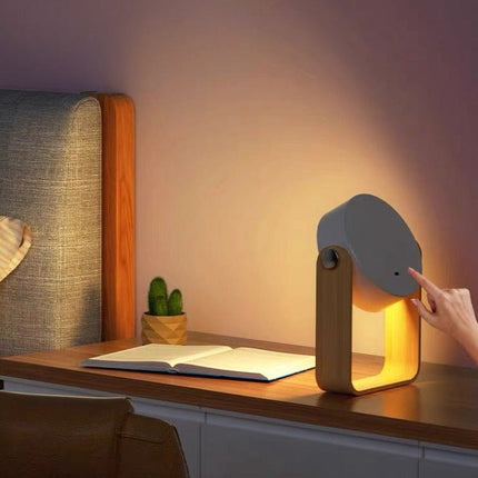 Nordic Foldable Portable Lantern Bedside Table Lamp, Dimmable Nursery