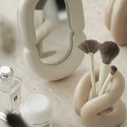 Nordic Style Ceramic Foundation Brushes Holders