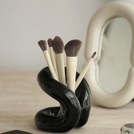 Nordic Style Ceramic Foundation Brushes Holders