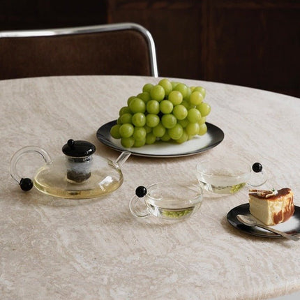 Nordic Style Vintage Glass Tea Set ( 1 Tea Kettle with Loose Leaf Infu