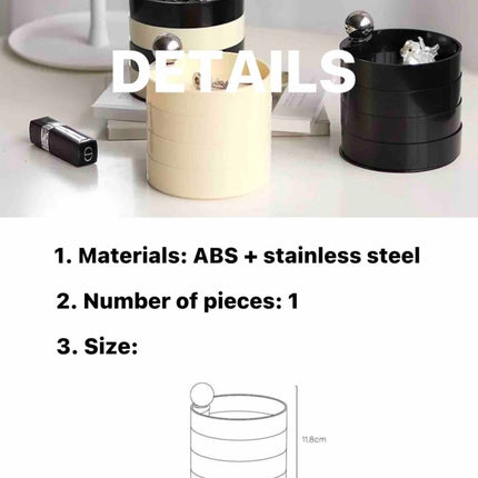Nordic Style Revolving Accessories Storage Box