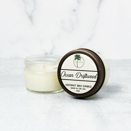 Ocean Driftwood Scent Coconut Wax Candle