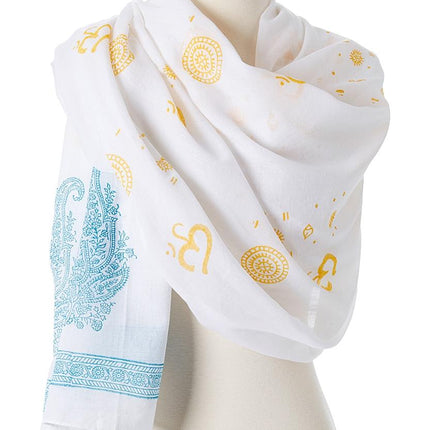 OMSutra Shanti Paisley Shawl
