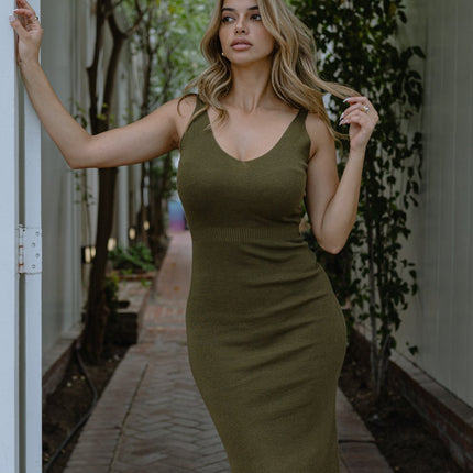 Uptown Knit Midi Dress