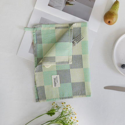 Pastel Checker Placemat for Dopamine Table Setting