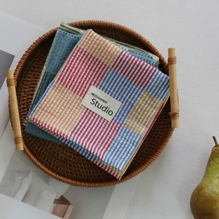 Pastel Checker Placemat for Dopamine Table Setting