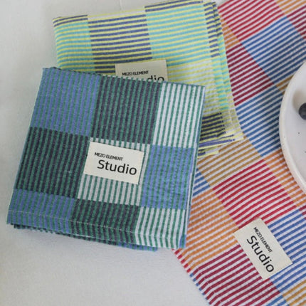 Pastel Checker Placemat for Dopamine Table Setting