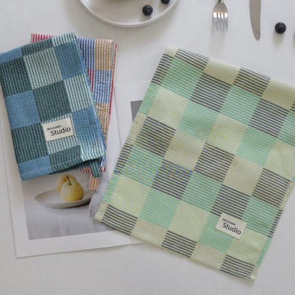 Pastel Checker Placemat for Dopamine Table Setting