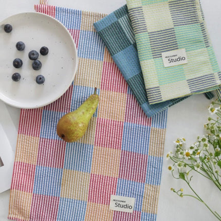 Pastel Checker Placemat for Dopamine Table Setting