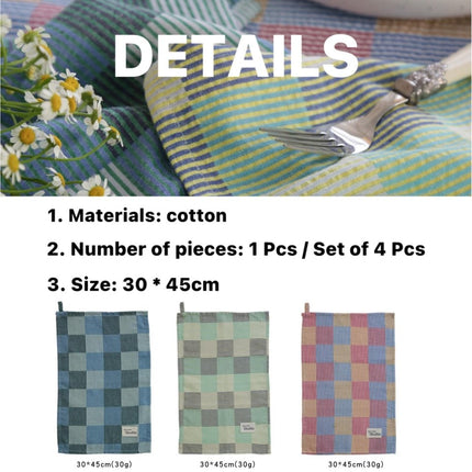 Pastel Checker Placemat for Dopamine Table Setting