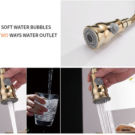 Kitchen Mixer Gold Pull Out Kitchen Faucet Deck Mount Kitchen Sink