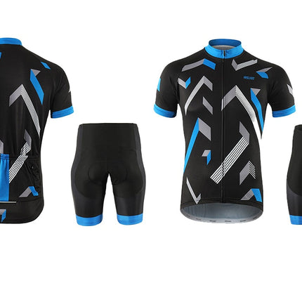 Men Summer Cycling Sets Pro Quick Dry Short Sleeve Cycling Jersey Bike