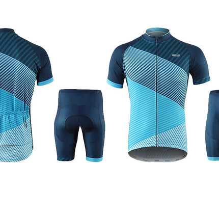 Men Summer Cycling Sets Pro Quick Dry Short Sleeve Cycling Jersey Bike