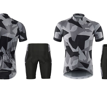 Men Summer Cycling Sets Pro Quick Dry Short Sleeve Cycling Jersey Bike