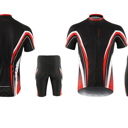Men Summer Cycling Sets Pro Quick Dry Short Sleeve Cycling Jersey Bike