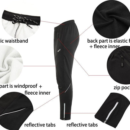 Men Winter Cycling Jacket Set Windproof Waterproof Thermal Sportswear