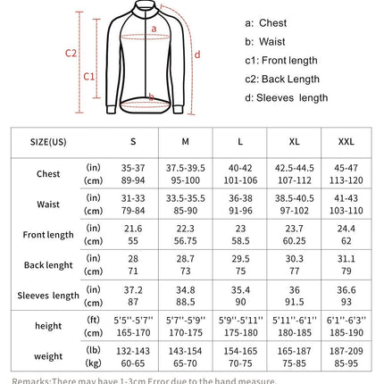 Men Winter Cycling Jacket Set Windproof Waterproof Thermal Sportswear