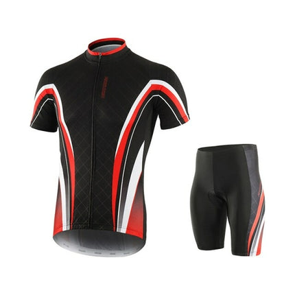 Men Summer Cycling Sets Pro Quick Dry Short Sleeve Cycling Jersey Bike