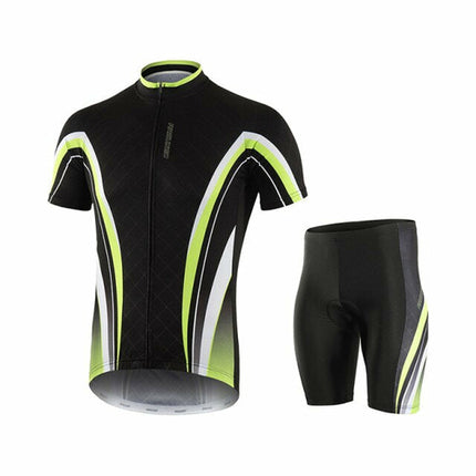 Men Summer Cycling Sets Pro Quick Dry Short Sleeve Cycling Jersey Bike