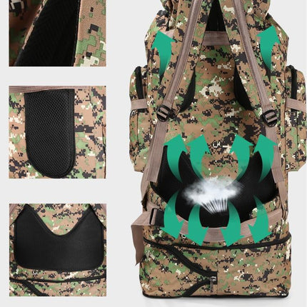 Waterproof Outdoor Camping Hiking 100L Large Capacity Backpack