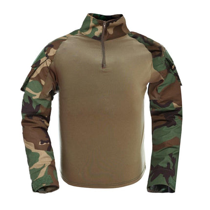 Camouflage T-shirts Mens Army Combat Tactical T Shirt Male Airsoft