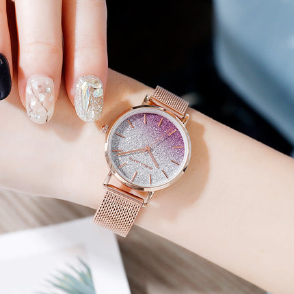 Women watch Japanese quartz top brand Luxury Waterproof Simple Casual