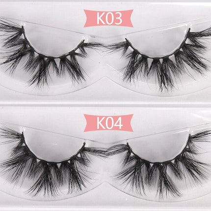 100 Pairs 3D Mink Lashes Wholesale Bulk  3D Mink Eyelashes Thick Long
