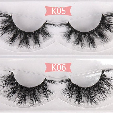 100 Pairs 3D Mink Lashes Wholesale Bulk  3D Mink Eyelashes Thick Long