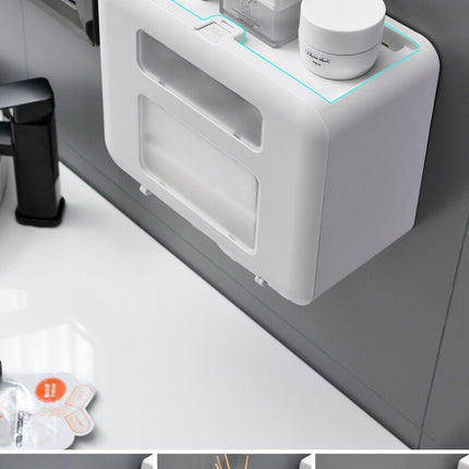Multifunction Toilet Paper Holder Waterproof Dust-proof Paper Towel